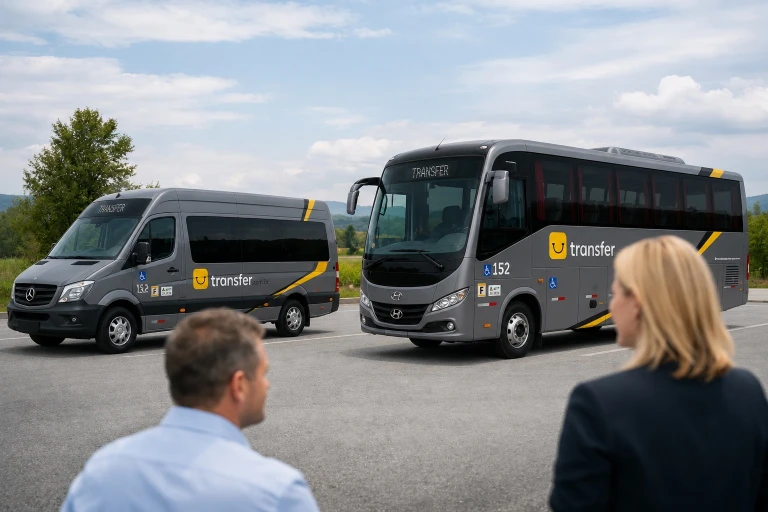 Van ou micro-ônibus para grupos: como escolher